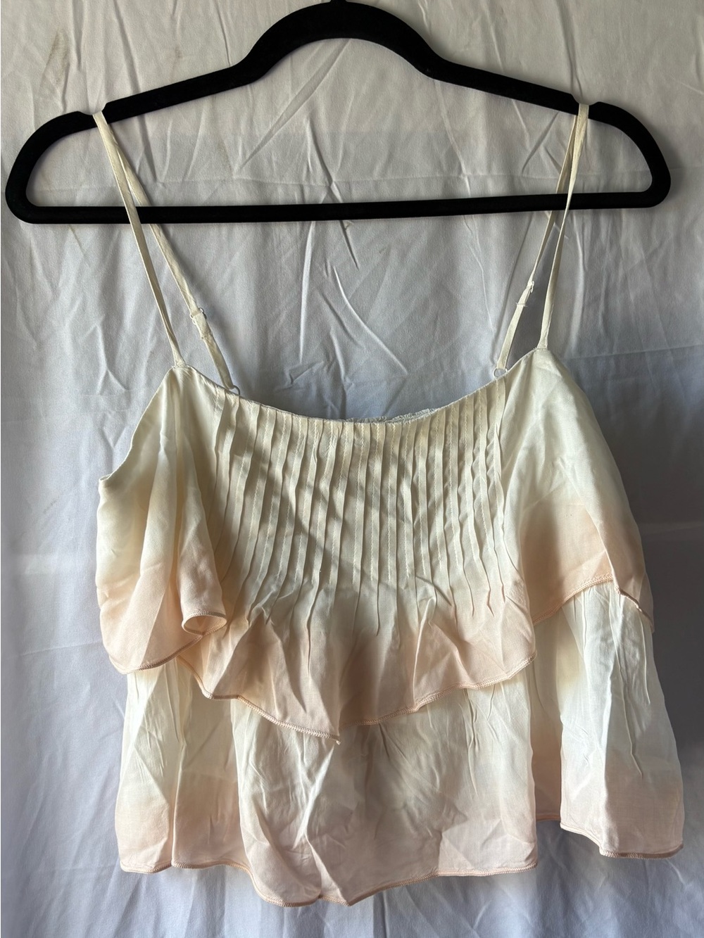 NWT American Eagle Ombre Tiered Ruffle Cami Tank Top M